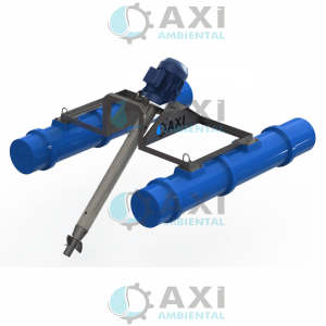 Aerador aspirado de fluxo descendente Aerador aspirado de fluxo descendente